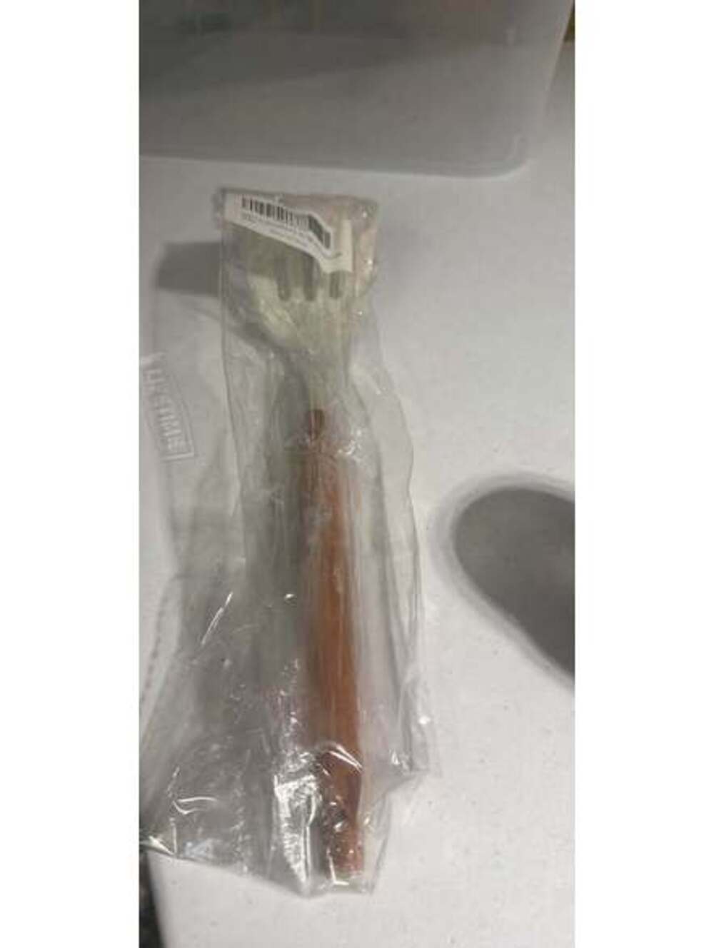 Silicone Slotted Spatula with Wooden Handle